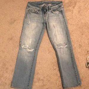 American Eagle crop jeans
